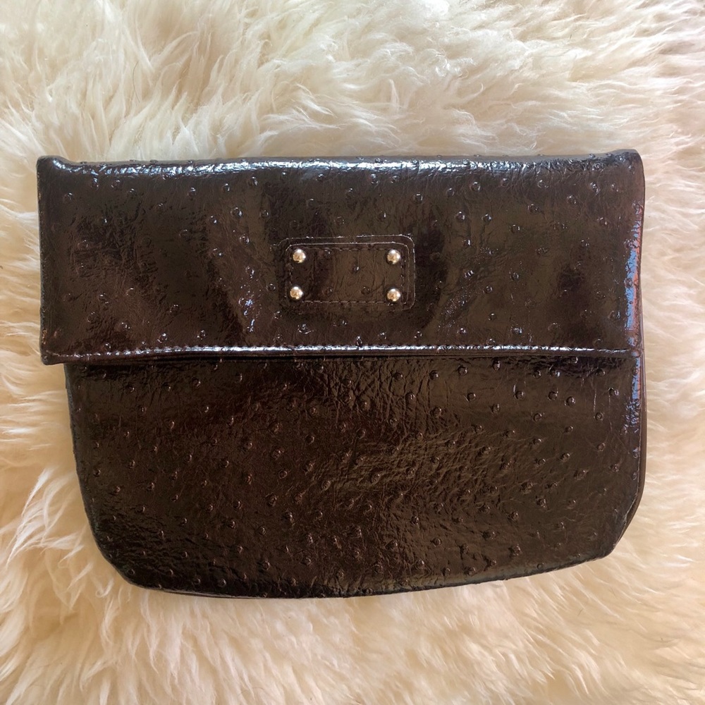 Nordstrom faux-leather clutch
